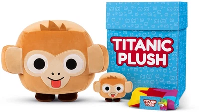 BIG GAME Pet Simulator X Titanic Monkey Plush (Sealed Box) + DLC Code – Rare & Authentic