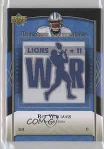 Logotipos alternativos UD Premier Stitchings 2007 Holofoil/5 Roy Williams #PS-72 - Imagen 1 de 3