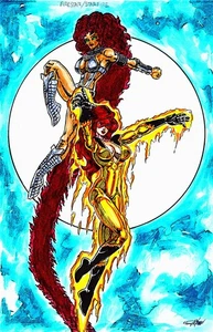 Sexy Teen Titans_11x17 Pin-up_ The amazing spider-man, teen titans - Bild 1 von 1