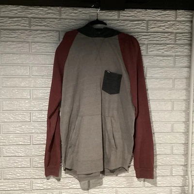 Sudadera con Capucha Rip Curl Bolsillo Ligera Tres Tonos Para Hombre Grande Foto 1 de 4