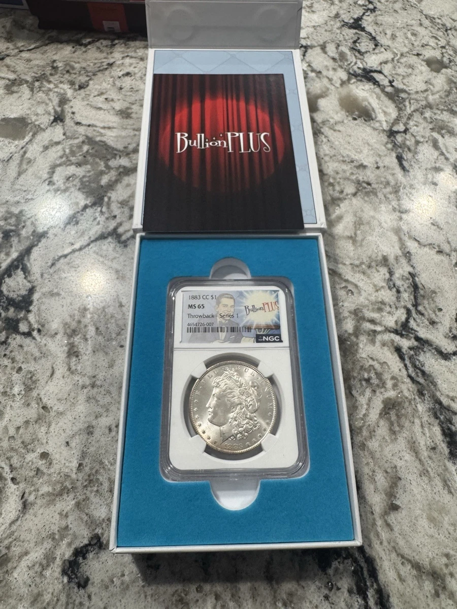 Uncirculated MS 65 Graded 1883 Year Morgan US Dollars (1878-1921