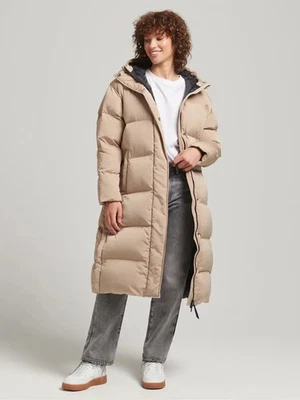 Superdry Natural Studios Longline Duvet  Padded Coat Size 14 - Image 1 of 3