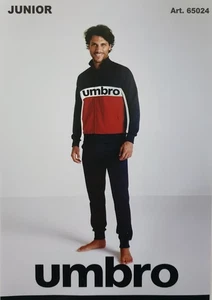 Umbro boys cotton jumpsuit full zip art. 65024 Junior - Picture 1 of 4