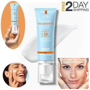 Protector Solar 50 ML 1.7 Oz Para La Cara SPF 50 Hidratante UV Facial En Oferta - Picture 1 of 10