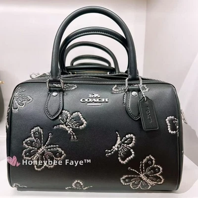 Bolso Cartera Coach Rowan Nuevo con Etiquetas con Estampado de Mariposa CCK88 Foto 1 de 4