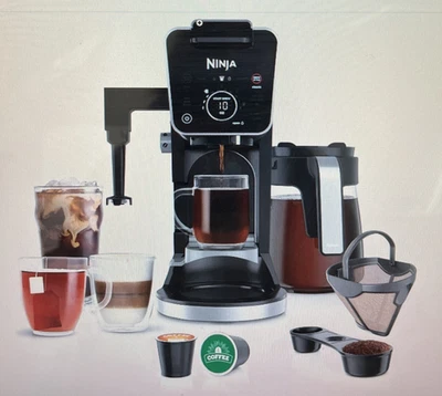 Ninja DualBrew Pro Coffee Maker 12-Cup Hot & Iced, K-Cup, Drip, CFP307 - Image 1 of 4