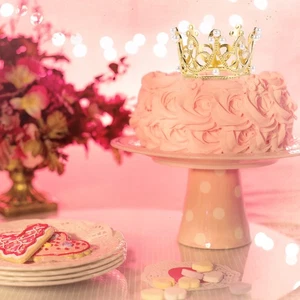 2 Stück Krone Tortenaufleger für Geburtstag Dekoration Haarschmuck - Bild 1 von 12