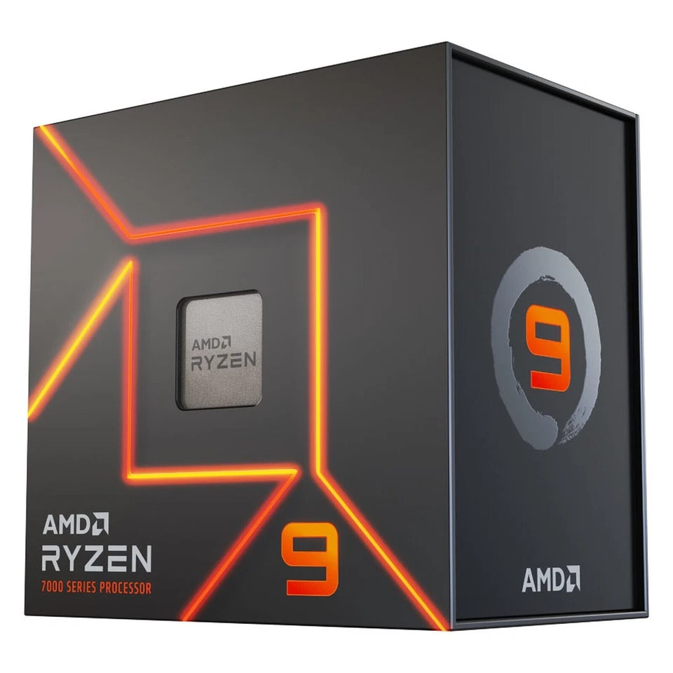 AMD RYZEN 9 7900X AM5 RET WOF - Image 1 of 1
