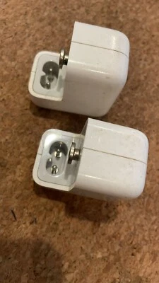 2 PACK OEM Apple 10w / 12w USB Wall Charger Adapter  for ALL iPhone used 2 PACK - Image 1 of 4