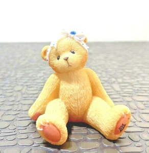 1996 Enesco Cherished Teddies Avon Exclusive "September" Miniature Bear - Picture 1 of 5