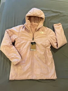 THE NORTH FACE Girls' Reversible Mossbud Pink Parka XX Large (18-20) - Picture 1 of 3