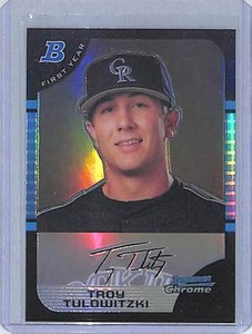 2005 Bowman Chrome Draft Refractor #BDP105 Troy Tulowitzki