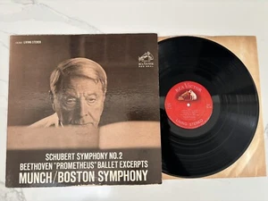 C MUNCH Schubert Symphony No 2/Beethoven Prometheus 1962 NM LP LSC-2522 (2S/3S) - Imagen 1 de 13