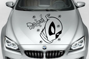 DEADPOOL MARVEL COMICS SUPERHERO VINYL DECAL CAR TRUCK GUN TRIBAL  - Picture 1 of 1