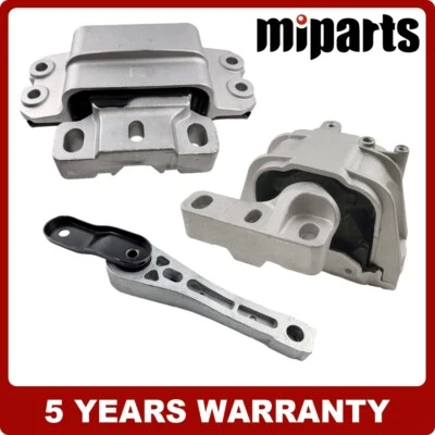 Juego de montaje de motor R inferior trasero y transmisión 3 piezas apto para VW Jetta Passat Beetle Foto 1 de 4