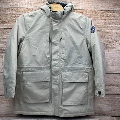 Lands' End Squall Rain Coat Hooded Jacket Soft Putty Beige [Size Large] NWT - Image 1 of 4