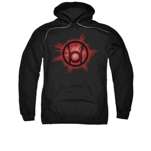 GREEN LANTERN RED GLOW Licensed Adult Pullover Hooded Sweatshirt Hoodie SM-5XL - Picture 1 of 2
