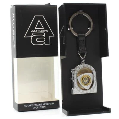 AUTOart SPINNING ROTOR KEYCHAIN NICKEL MAZDA RX7 RX2 RX8 R100 RE 10A 12A 13B - Image 1 of 4