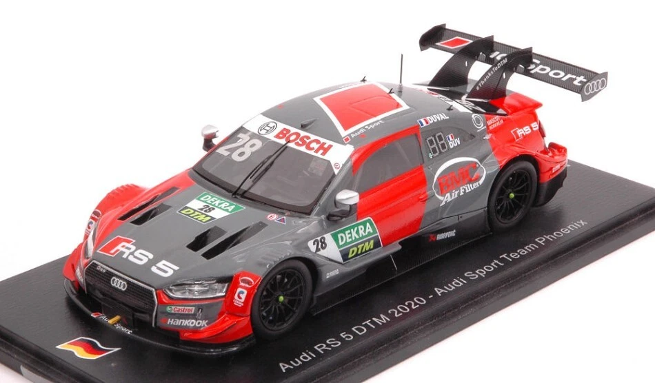 Audi Rs 5 #28 Dtm Champion 2020 Loic Duval 1:43 Model SPARK MODEL - Immagine 1 di 1
