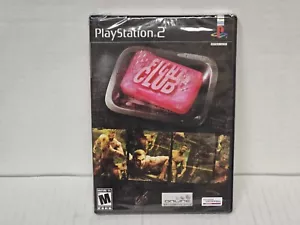 New Fight Club (Sony PlayStation 2, 2004) PS2 Black Label Y-folds Intact - Picture 1 of 6