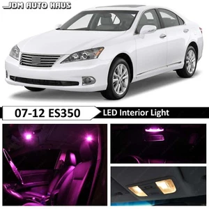 13x Pink Interior License Plate LED Light Package Kit Fit Lexus ES350 2007-2012 - Foto 1 di 10