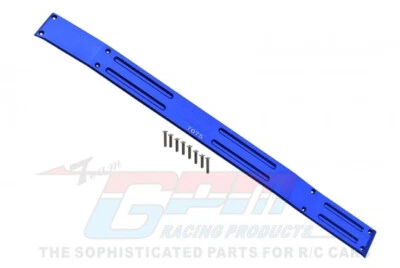 GPM Racing Blue Aluminum Chassis Plate Brace - For Traxxas XRT XRT016-B - Image 1 of 2
