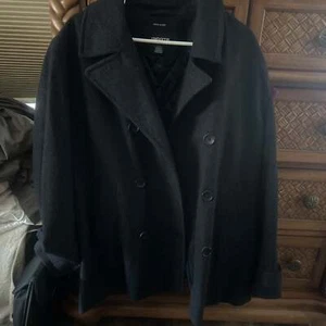 Liz Claiborne Wool Pea Coat - Picture 1 of 2