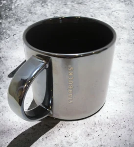 Starbucks Silver-Toned-Dark Gray 14 oz Keramik Kaffeebecher Tasse - Bild 1 von 11