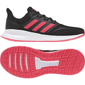 Scarpe running adidas F36270 RUNFALCON black/Fucsia shoes supporto extra - Foto 1 di 11