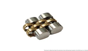 Rolex 14k Gelbgold Edelstahl 11mm Damen Vintage Datejust Double Link - Bild 1 von 3