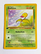 Pokemon Knofensa 1. Edition 49/64 Dschungel Set Deutsche First Edition Karte