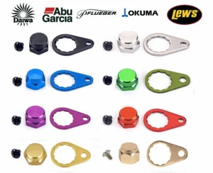 Baitcasting Fishing Reel Screw Nut Locking Cap Crank Handle Abu Daiwa Okuma - Picture 1 of 10