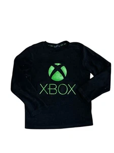 CB15 # F&F Jungen schwarz Xbox Front Logo Langarm Fleece Pullover Größe 8-9 Jahre - Bild 1 von 20