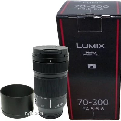 New PANASONIC Lumix S 70-300mm f/4.5-5.6 MACRO O.I.S. Lens (S-R70300) L Mount  - Image 1 of 4