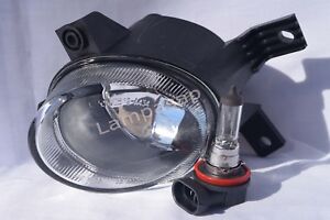Glass Driving Fog Light Lamp w/Bulb Driver Side Fit 2009-2013 A3 2005-2008 A4 S4