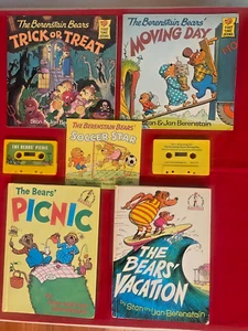 7 Berenstain Bears  Books & Cassettes Includes 1st EDITIONS - Picture 1 of 11