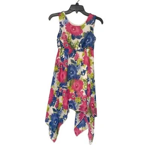 1989 Children’s Place Asymmetrical High Low Floral Dress - Size Girls L (10/12) - Picture 1 of 3