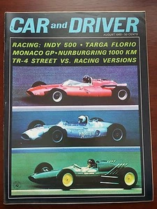 Car and Driver August 1963 - BMW 1500 - Special Racing Section - TR-4 Street - Picture 1 of 1