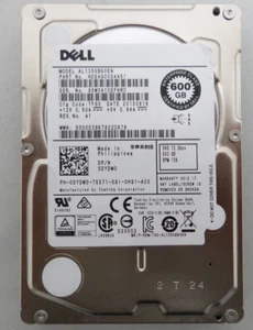 Dell 0DYDW0 600GB 15K SAS 12Gbs 2.5" SFF 128MB HDEAG00DAA51 Toshiba AL13SXB60EN - Afbeelding 1 van 3