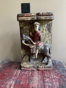 Antique, One of a Kind, Wooden Folk Art - Picture 1 of 10