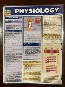 Barcharts Physiology Quick Study Guide - Picture 1 of 1