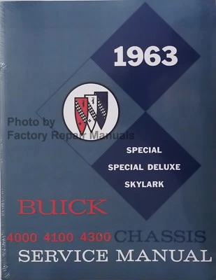 Buick Special 1963, Special Deluxe, Skylark manual de servicio de fábrica reparación de taller Foto 1 de 2