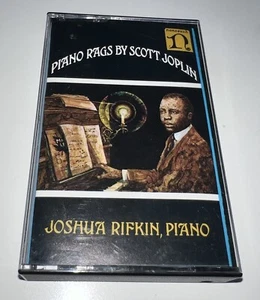 Piano Rags By Scott Joplin Music Cassette Tape Joshua Rifkin N5-1248 1989 VTG - Picture 1 of 3