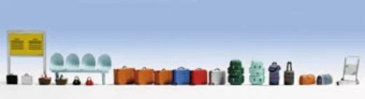 Noch HO Train Station Accessories N14810 - image 1 of 1