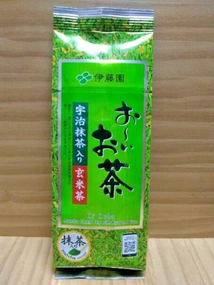 ITOEN Oi OCHA, Uji Matcha blend Genmaicha 200g, Japanese Green Tea& Roasted Rice - Image 1 of 4