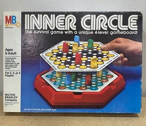 Complete Vintage  MILTON BRADLEY INNER CIRCLE SURVIVAL GAME Strategy Board Game - Picture 1 of 8
