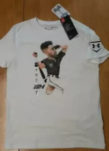 Nueva con etiquetas Camisa Under Armour Heatgear Jugador de Béisbol Bola de Golpear S/S Juventud MED YMD - Imagen 1 de 1