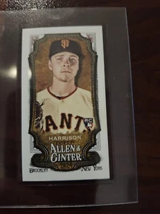 Kyle Harrison, 2024 Topps Allen & Ginter - Brooklyn Back Mini /25 Giants #79 RC - Bild 1 von 2