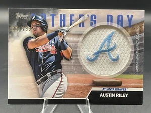 2023 Topps Series 2 Austin Riley Father's Day Patch/MEM BLACK #'d 133/299 - Bild 1 von 6