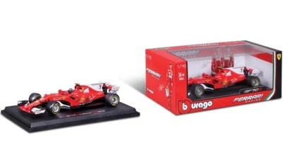 Formula Uno Ferrari Racing SF70H Raikkonen #7 Burago Bburago 1:18 Nuovo 1/18 - Immagine 1 di 4